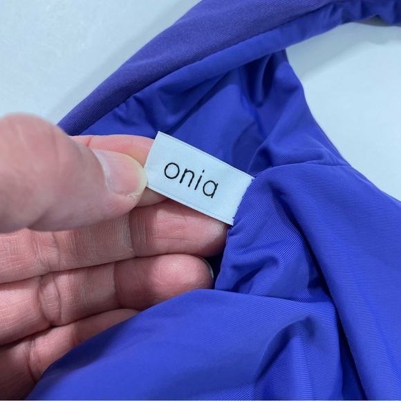 Onia One Piece Scoop Swimsuit Purple - Picture 3 of 5